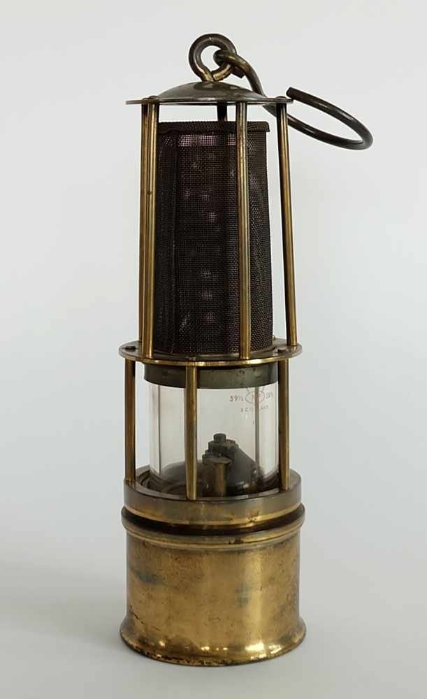Grubenlampe Wetterlampe Glas 6cm Durchmesser Höhe 5,9cm